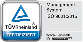 ISO 9001:2015 TÜV Zertifikat