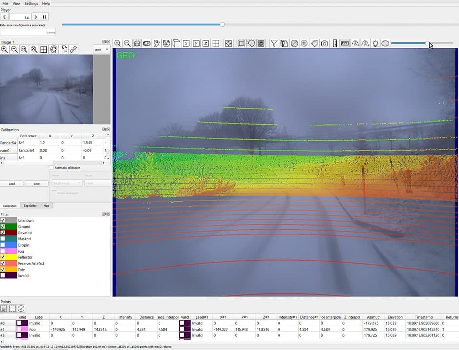 Visualization of Recorded Data – 3D Playback of Captured Sensor Data